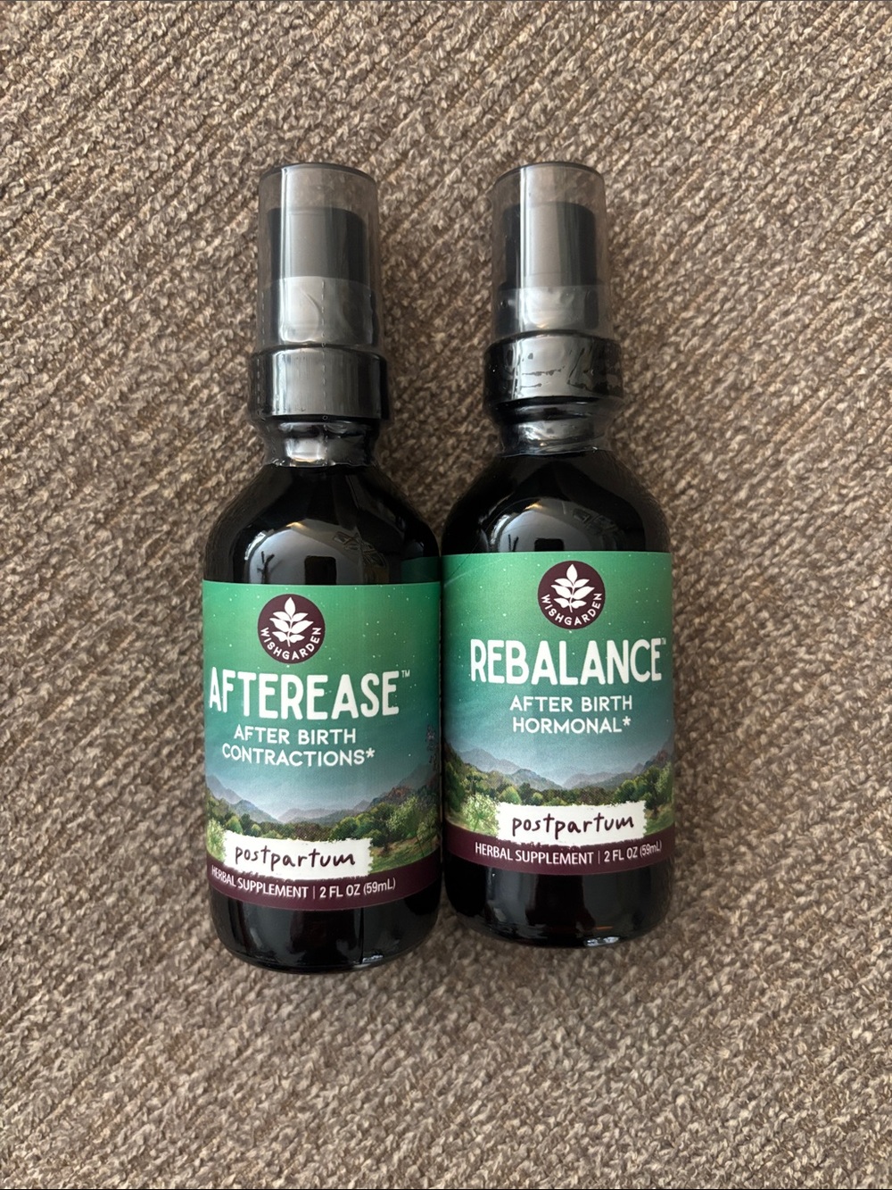 WishGarden Afterease and Rebalance Postpartum Bundle. New unopened!